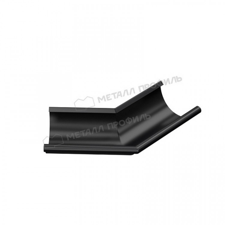 Угол желоба наружный 135 градусов МЕТАЛЛ ПРОФИЛЬ PURMAN BLACK EDITION 125/100 RAL 9005, черный Угол желоба наружный 135 градусов МЕТАЛЛ ПРОФИЛЬ PURMAN BLACK EDITION 125/100 RAL 9005, черный