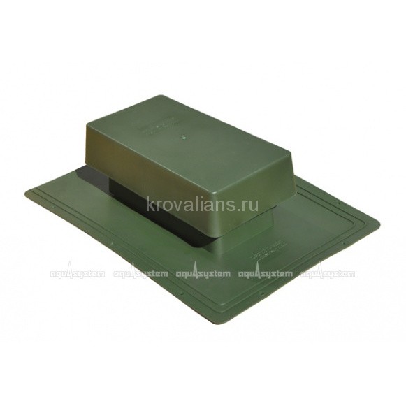 Аэратор специальный Aquasystem (Аквасистем) с металлической крышкой (RAL 6005) /1 шт/