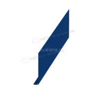 МеталлПрофиль Планка карнизного свеса 250х50х3000 (PURMAN-20-5005-0.5) /1 шт/