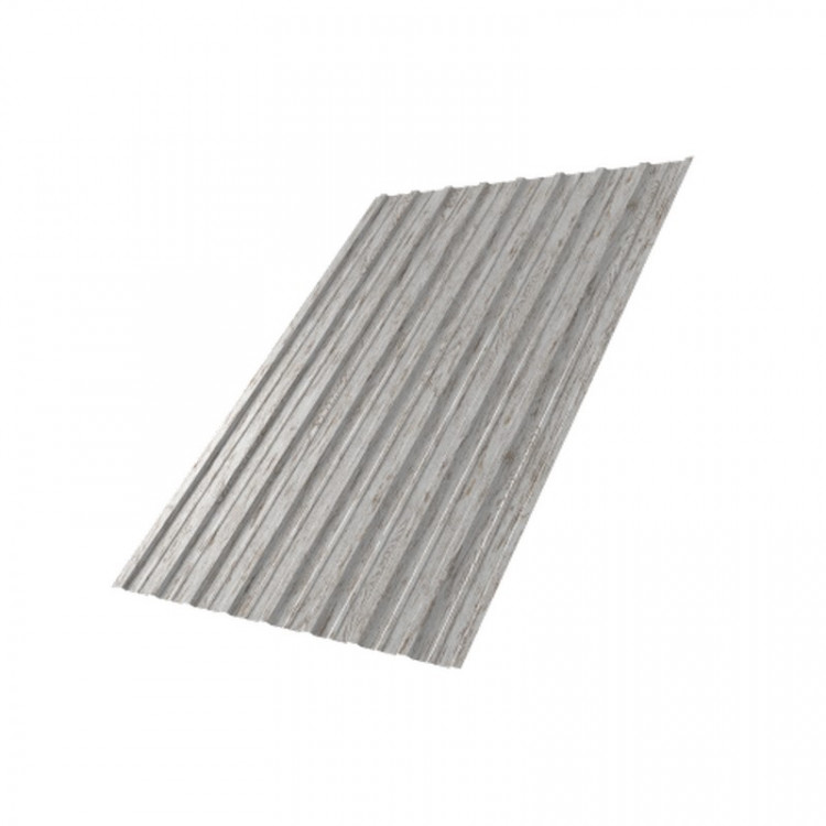 Профнастил С10В 0,45 Print Twincolor Snow Wood