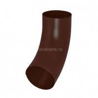 AS PU MATT 125/90 Колено универсальное, 12шт/уп., RAL 8017 Matt