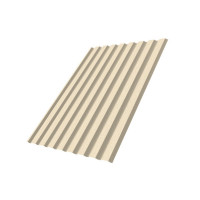 Профнастил С20R 0,45 Print Twincolor Milky Wood