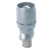 Vilpe FLOW XL- 200/ИЗ/500 вент. выход с колпаком светло-серый