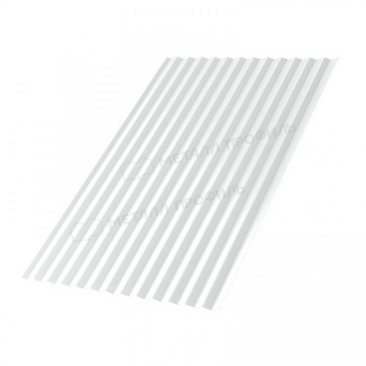 Профилированный лист МП-18х1100-B NormanMP (ПЭ-01-9003-0,5) Профилированный лист МП-18х1100-B NormanMP (ПЭ-01-9003-0,5)