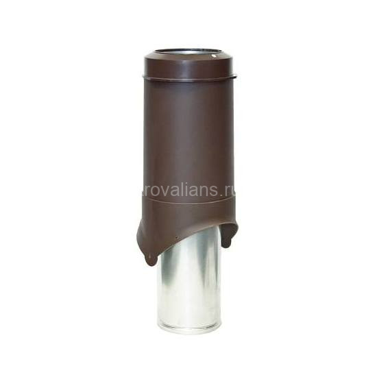 Выход вентиляции Krovent Pipe-VT 150 коричневый