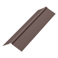 Конек плоский 160х30х160х2000 PE Rooftop Бархат 0,5 мм Zn180 RR32