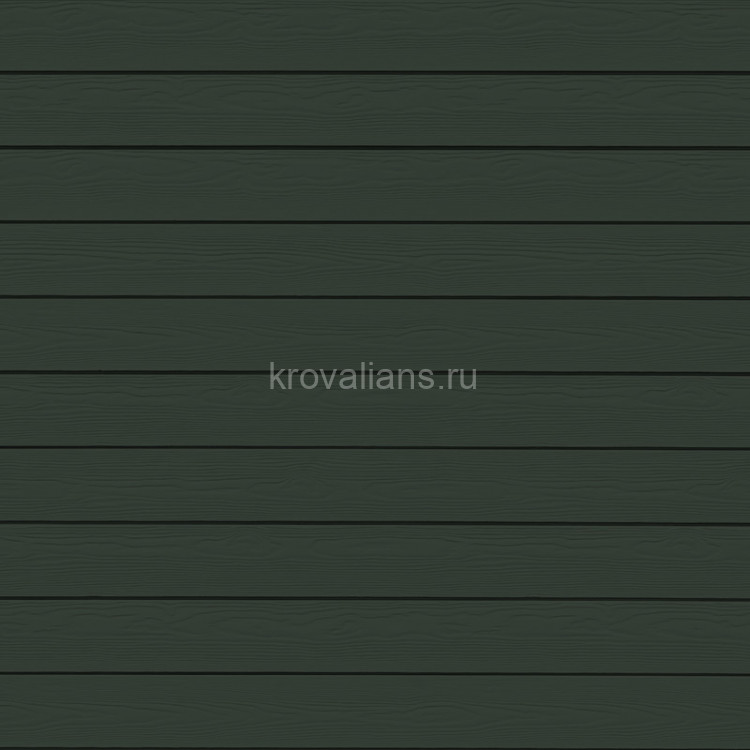 Фиброцементный сайдинг Cedral (Кедрал) Click Wood 3600x186x12 mm C31 Зеленый океан /1 шт/
