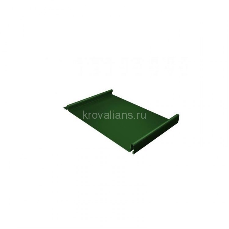 Фальцевая кровля Grand Line (Гранд Лайн) Кликфальц 0,45 Полиэстер (RAL 6002) 1 кв.м.