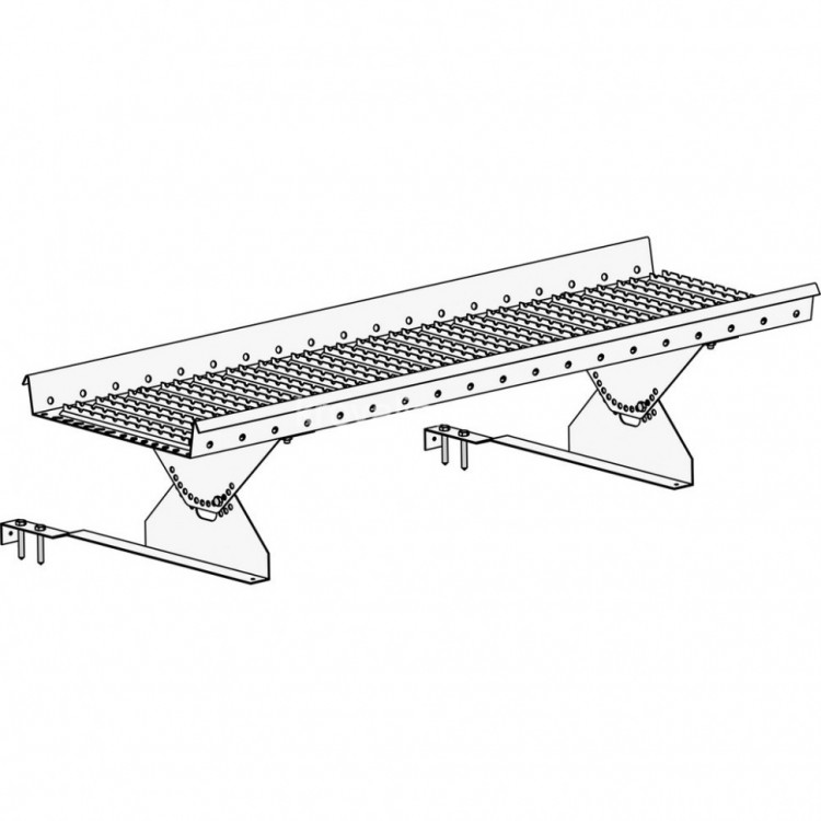 Мостик кровельный ROOFsystems PRESTIGE 360 1,2м Натур RAL 8017