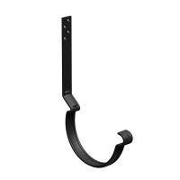 AS PUrus MATT 125/90 Крюк желоба длинный 160мм с компл. крепления (МУ), RAL 9005 24шт/уп.