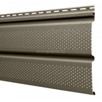 Софит Mitten (Миттен) O.P. Select Double 5 перфорированный двойной (Chestnut Brown) /1 шт/