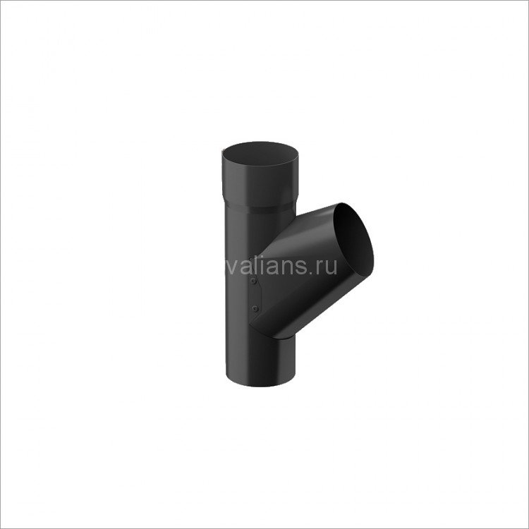 GALECO STAL 152 135/90 Тройник Черный 9005 (6шт/уп)