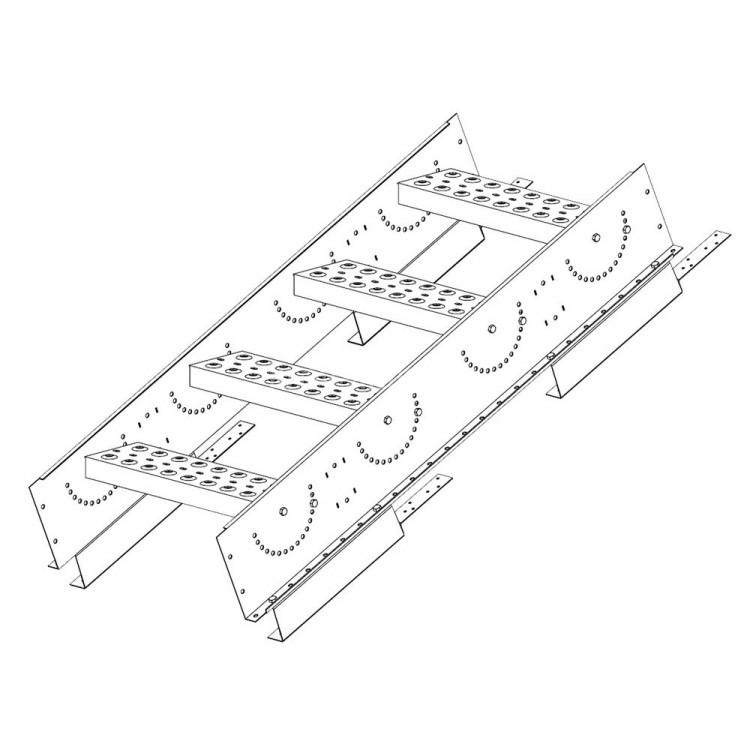 Лестница-Крыльцо ROOFsystems PRESTIGE ZN 485/1,2м Композит RAL 8017