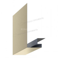 МеталлПрофиль Планка откоса сложная 3D 245х75х3000 NormanMP (Полиэстер-01-1015-0.5)
