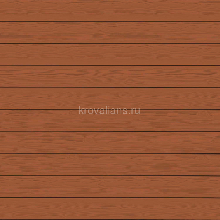 Фиброцементный сайдинг Cedral (Кедрал) Wood 3600x190x10 mm C32 Бурая земля /1 шт/