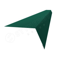 Планка карнизная 100х65х2000 Stynergy (Стинержи) (CORUNDUM50-RAL6005-0.5) /1 шт/