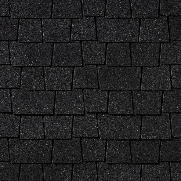 QUIET TILE Гибкая черепица Timber Черное дерево 2,6м2/упак