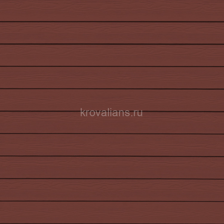 Фиброцементный сайдинг Cedral (Кедрал) Wood 3600x190x10 C61 Красная земля /1 шт/