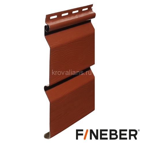 FineBer Сайдинг Standart Extra Acrylic бордо 3,66м (16шт/уп)