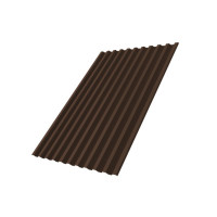 Профнастил Верховье С21R 0,5 Satin Matt TX RAL 8017 шоколад