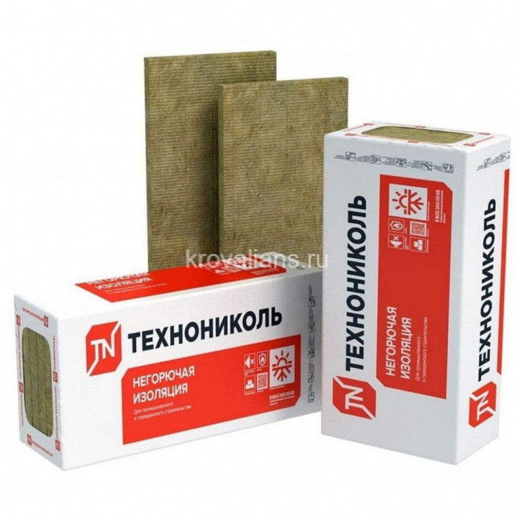 ТехноНИКОЛЬ ТЕХНОВЕНТ Н 1200х600х100 мм (4,32м2) (0,432м3) Плиты минераловатные