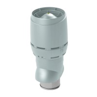 Vilpe FLOW XL- 250/ИЗ/700 вент. выход с колпаком светло-серый