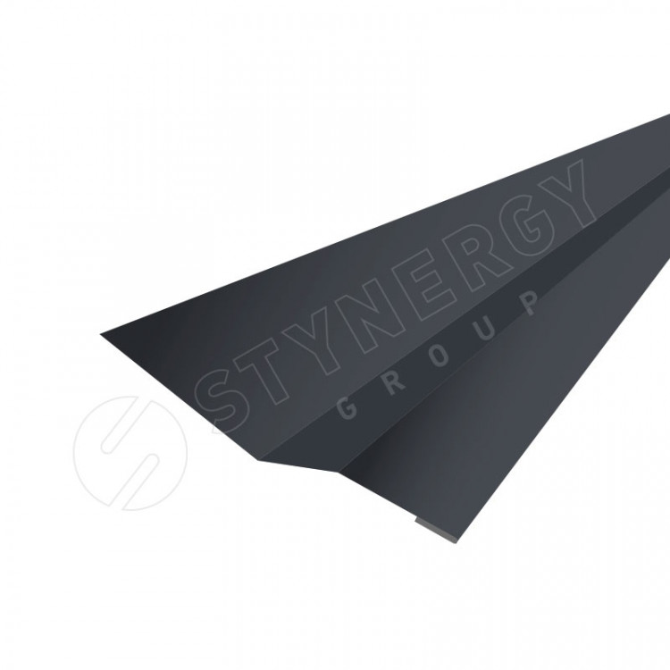 Планка зацепа (крепежная) 2000 Фальц Stynergy (CORUNDUM50Matt-RAL7024-0.5) Планка зацепа (крепежная) 2000 Фальц Stynergy (CORUNDUM50Matt-RAL7024-0.5)