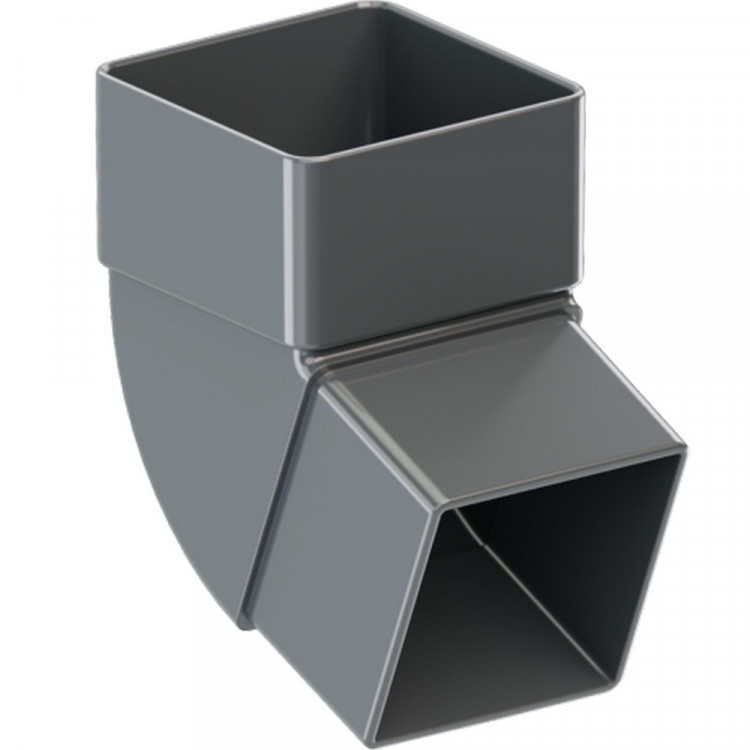 Pvc Rl9005 1 045 руб./1 шт, KROP PVC 135/80 Колено 67гр. RAL 9005