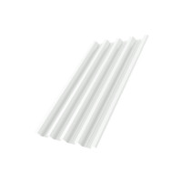 Профнастил H60R 0,8 PE RAL 9003 сигнальный белый