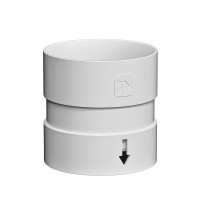 ТЕХНОНИКОЛЬ Ультра муфта трубы (D142/100), белый