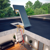 Факро Металлическая лестница LML 86х130х305