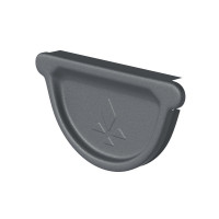 AS PUrus MATT 150/100 Заглушка Универсальная с резиновым уплотнителем RAL 7024 Matt