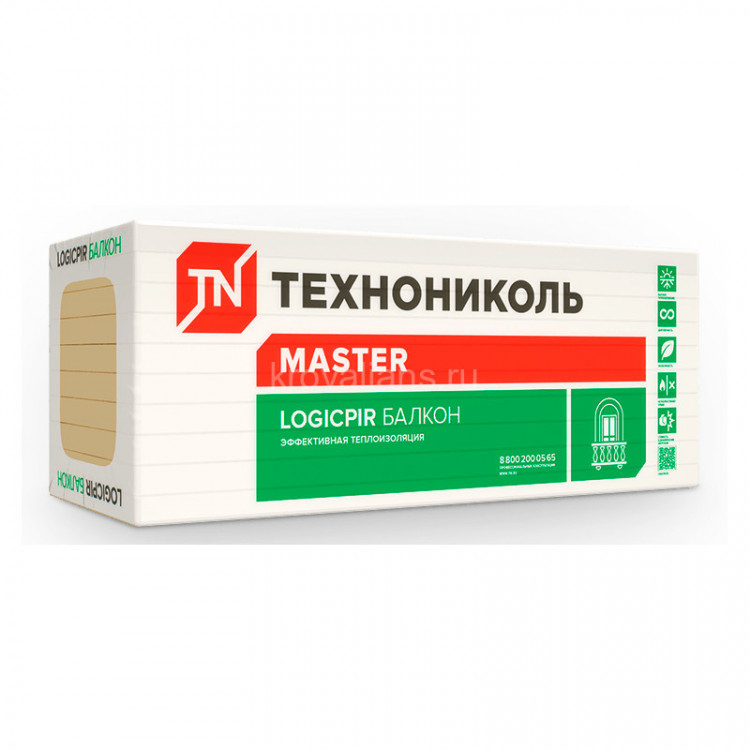 ТехноНИКОЛЬ LOGICPIR Ф/Ф  Баня 1190х590х50 (3,511м2/упак)