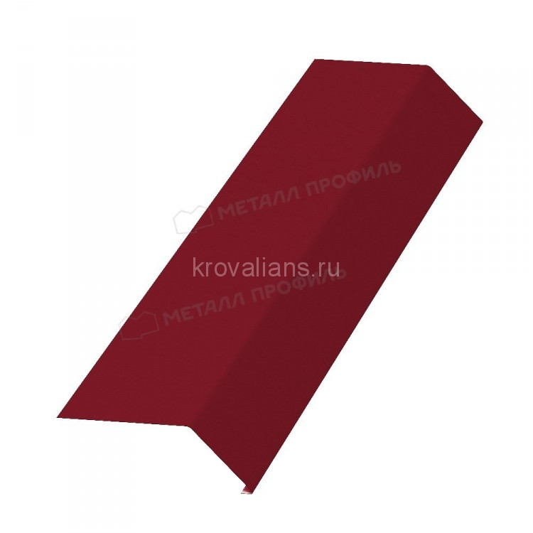 МеталлПрофиль Планка карнизная 100х69х2000 (Полиэстер-01-3003-0.45) /1 шт/