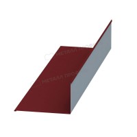 МеталлПрофиль Планка примыкания верхняя 250х147х2000 NormanMP (Полиэстер-01-3020-0.5) /1 шт/