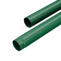руба водосточная МЕТАЛЛ ПРОФИЛЬ Foramina PUR 125/100 2м RAL 6005, зеленый