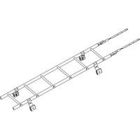 Лестница кровельная ROOFsystems PRESTIGE ZN600 1,8м Фальц RAL 3005