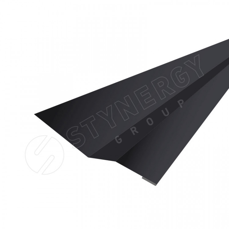 Планка зацепа (крепежная) 2000 Фальц Stynergy (CORUNDUM50Matt-RAL9005-0.5) Планка зацепа (крепежная) 2000 Фальц Stynergy (CORUNDUM50Matt-RAL9005-0.5)