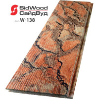 SidWood, хризотилцементный сайдинг 3000х190х10 мм клик 0,57м2 W-138