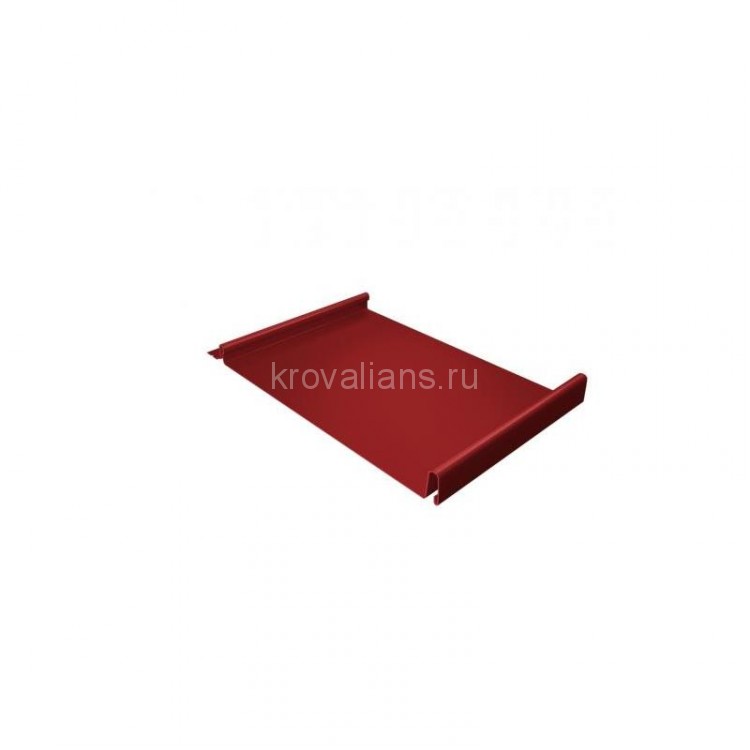 Фальцевая кровля Grand Line (Гранд Лайн) Кликфальц Pro 0,45 Полиэстер (RAL 3003) 1 кв.м.