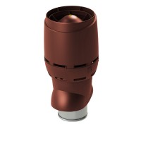 Vilpe FLOW XL- 250/ИЗ/500 вент. выход с колпаком красный