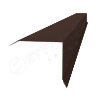 Планка торцевая 80х100х2000 Stynergy (Стинержи) (CORUNDUM50Matt-8017-0.5) /1 шт/