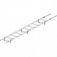 Лестница кровельная ROOFsystems PRESTIGE ZN600 3м Универ цинк