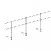 Перила к мостику кровельному ROOFsystems ELITE H-900 3м RAL 8017