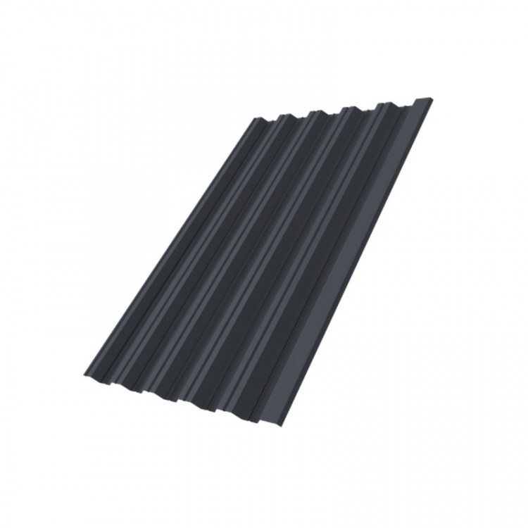 Профнастил HC35R Grand Line 0,5 PurPro Matt 180 RAL 7024 мокрый асфальт