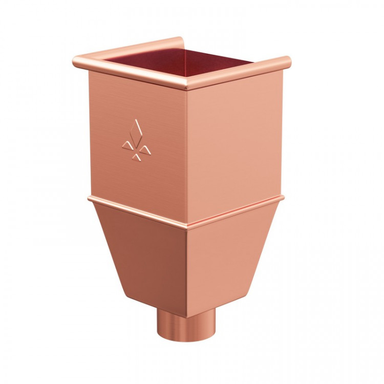 AS CU 125/90 Воронка водосборная удлиненная Медь