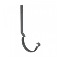 AS PUrus MATT 150/100 Крюк желоба удлиненный 230мм с компл. крепления (МУ), RAL 7024 Matt