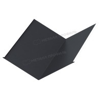 МеталлПрофиль Планка ендовы нижняя 298х298х2000 (Colorcoat Prisma-03-7024-0.5) /1 шт/
