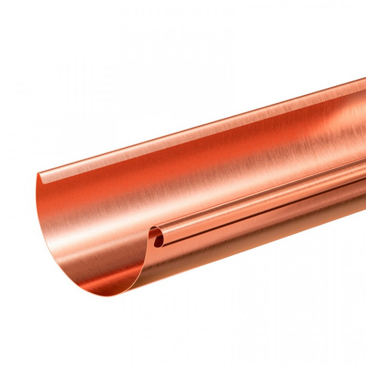 AS CU 125/90 Желоб водосточный L=3.0м Медь