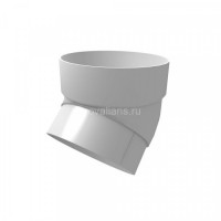 GL Standart 120/87 Колено трубы 45 град. ПВХ Grand Line белое (24 шт./уп.)